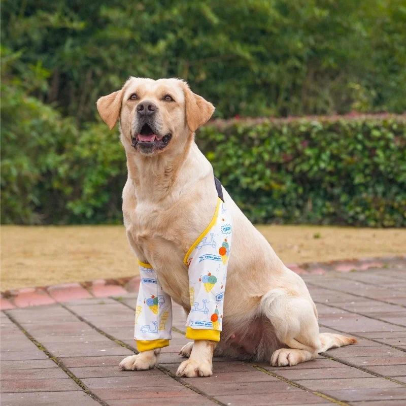 New Pets Knee Pads Dog Elbow Protection Clothes Golden Retriever Labrador Front Leg Joint Protector Keep Away From Dirt And Dust