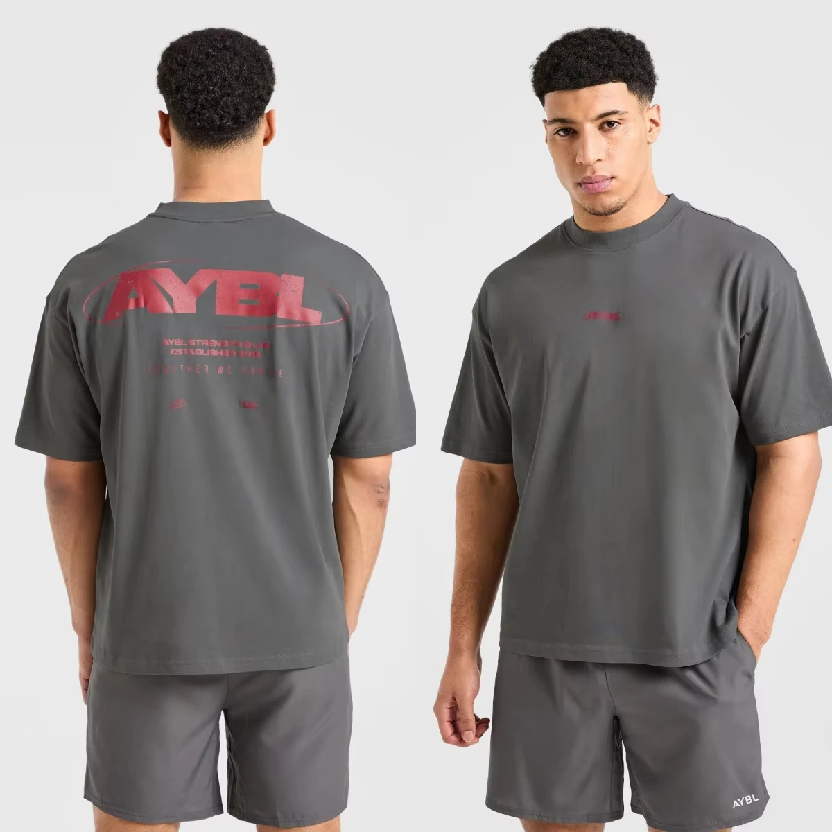 Y2k GYM Classic Logo Strength Fitness Marken-T-Shirt Baumwolle Grafik-T-Shirt für Männer und Frauen Sommer Streetwear – Detail 2