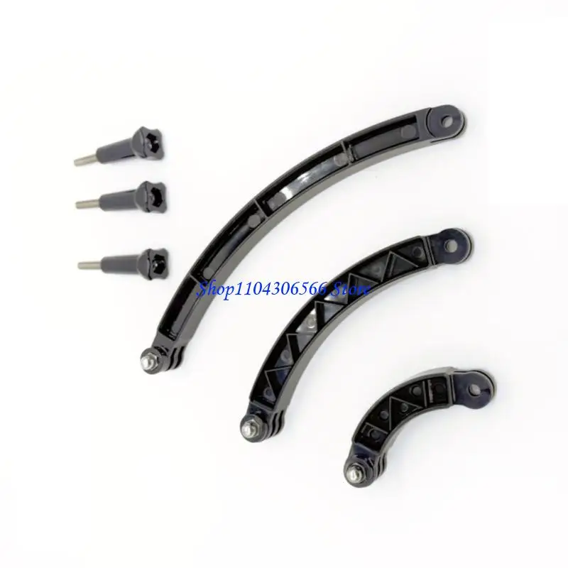 02DD Helmets Arm Extension Adjustable Curved Poles for Action Cameras 3 Length