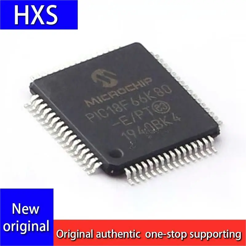 

10PCS/LOT PIC18F66K80-E/PT PIC18F66K80 QFP64 Microcontroller 8-bit brand new original new stock