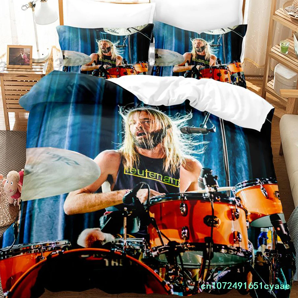 Rip Taylor Hawkins Bedding Set Single Twin Full Queen King Size Bed Set Aldult Kid Bedroom Duvetcover Sets 3D Super Star 2022