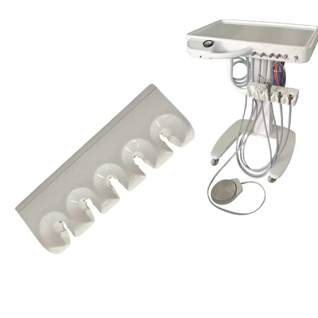 Support de 5 places pour pièces à main dentaires, détartreur ultrasonique, pulvérisateur d'eau, support pour fauteuil dentaire, accessoire de suspension, pièces détachées pour dentiste