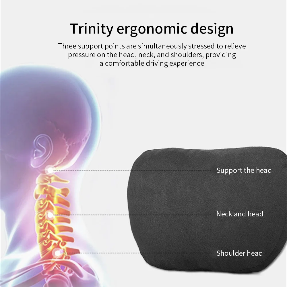 Reposacabezas de coche para mercedes-benz Maybach, asiento de soporte para el cuello, diseño de Clase S, almohada ajustable Universal suave, cojín