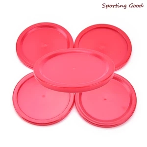 Plastik Mini Hava Hokeyi Masa Diski, çocuklar için, yüksek kaliteli, iç mekan oyunu, oyun, oyuncak, kırmızı, mavi, dayanıklı, pratik,,, sıcak, yeni, 5 adet 8 en çok satılan, hava hokeyi-no. 8