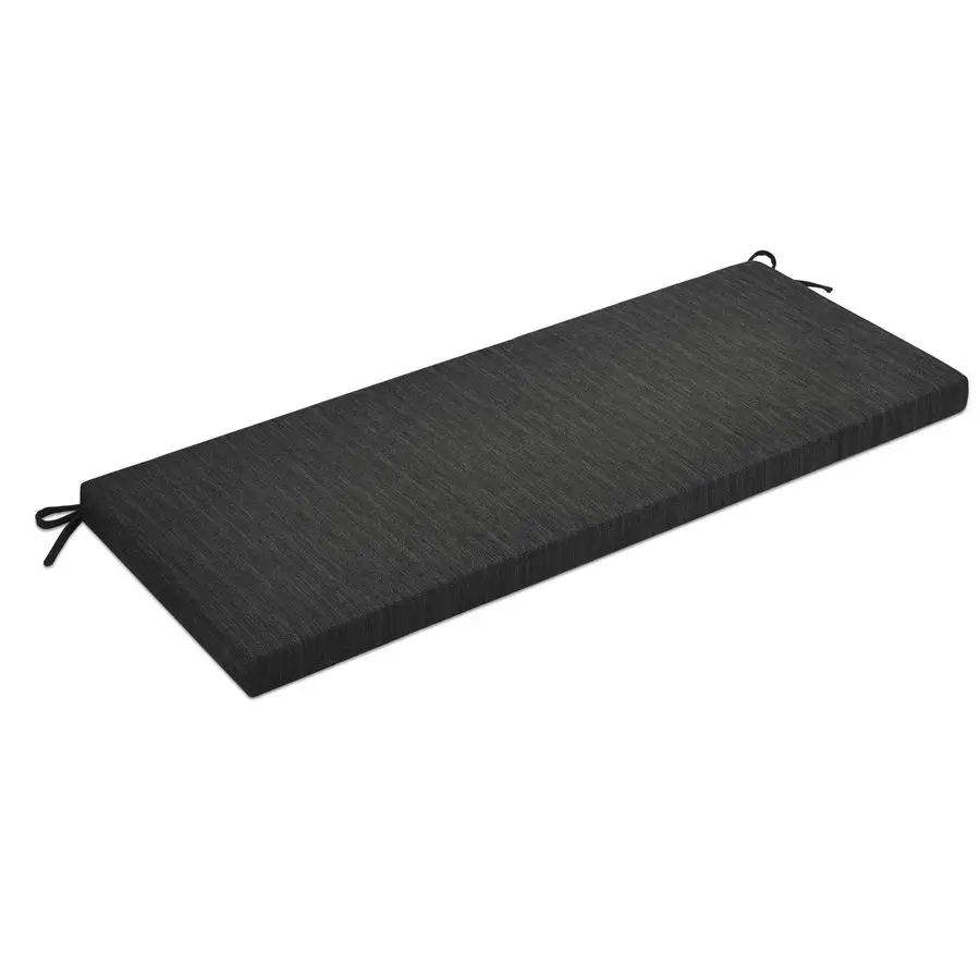 

Подушка для скамейки 48 дюймов, классическая, однотонная, с завязками, нескользящая, для использования в помещении и на улице, прямоугольная, стандартного размера, из пеноматериала