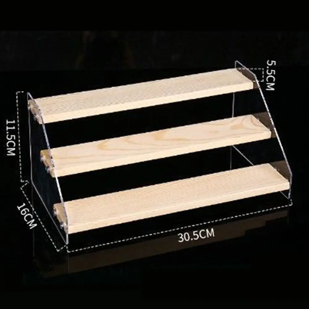 

2/3/4/5Layer Acrylic Storage Display Rack Ladder Type Large Capacity Doll Figures Model Shelf Detachable Transparent