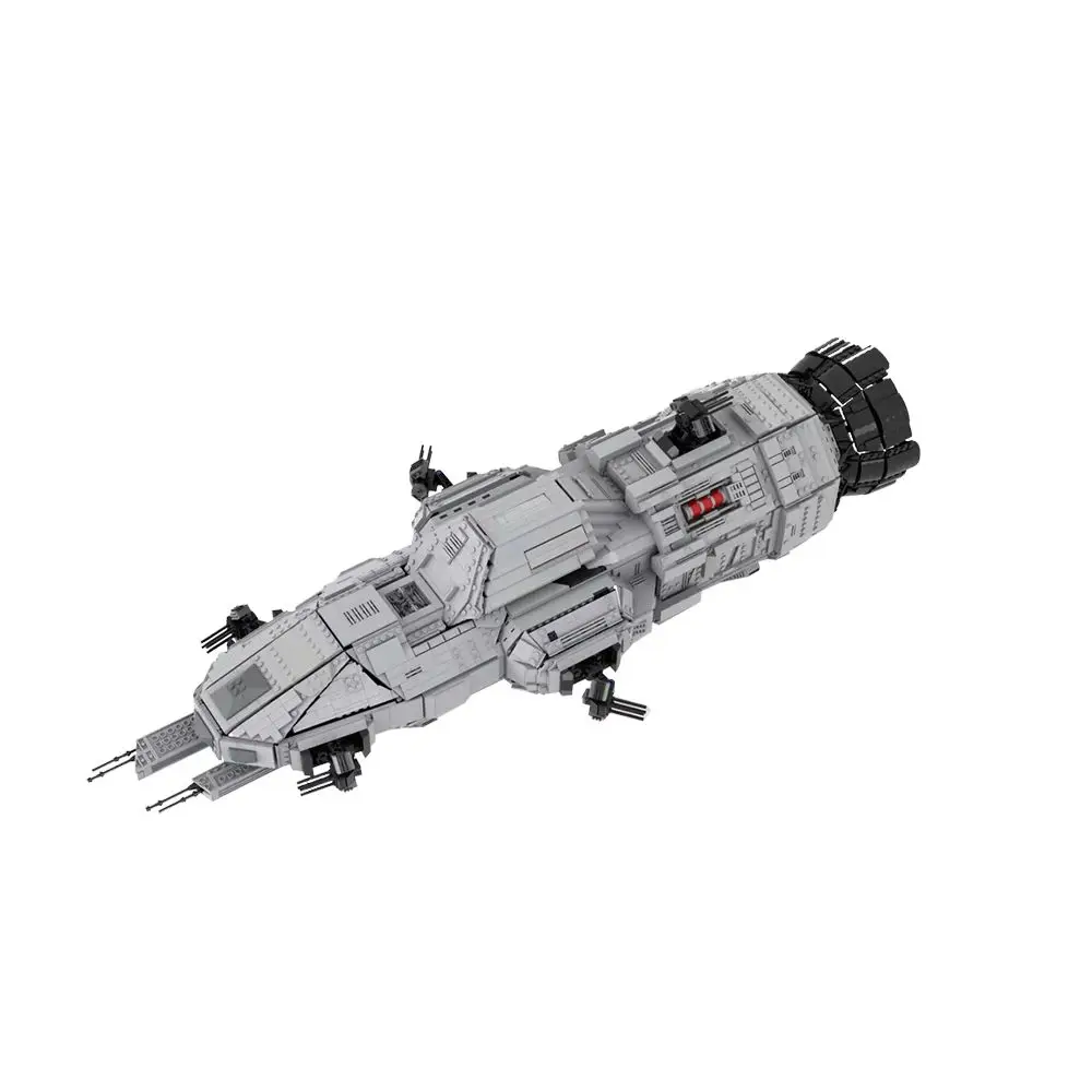 Gobricks MOC The Expanse Rocinante Battleship Bricks Rocinante Spacecraft Building Blocks Model Assembly Toys Adult DIY Gifts