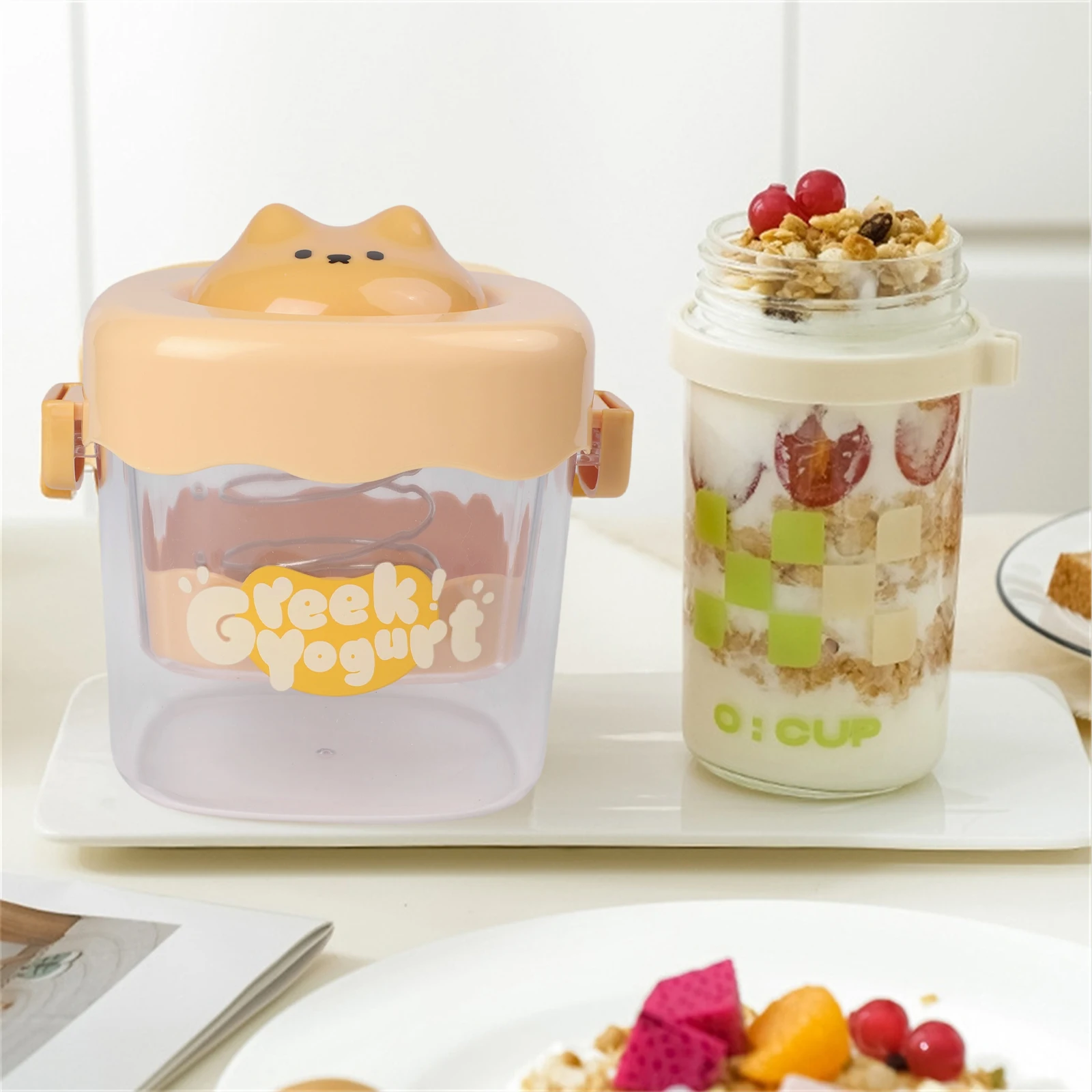 

DIY Dairy Maker Creamy Greek Yogurt Creative DIY Compact Design Easy To Clean Efficient Filtration Multi-Use Strainer