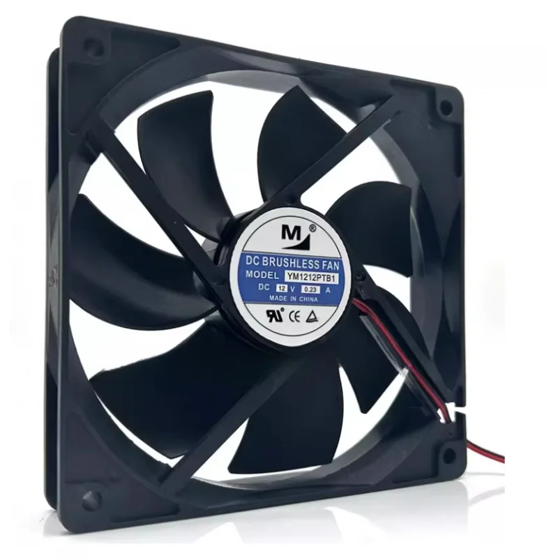 

NN Refrigerator Cooling Fan Part#YM1212PTB3 for SUMMIT AL54 YM1212PTB1 12V 12CM