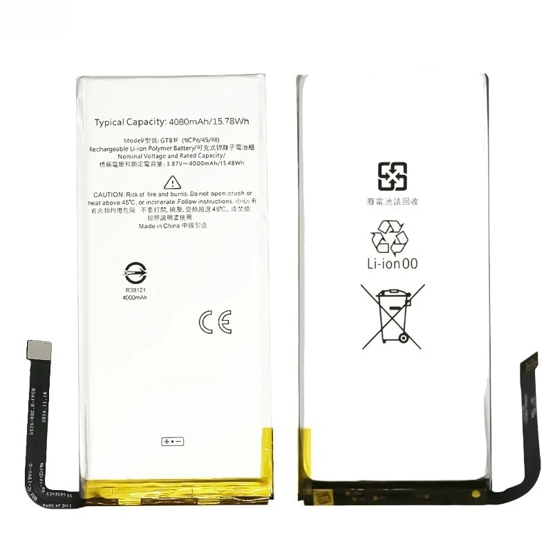 New High Quality 15.78Wh 4080mAh Li-ion Battery GTB1F  For HTC Google Pixel 5 Pixel5 GD1YQ GTT9Q Mobile Phone Batteries