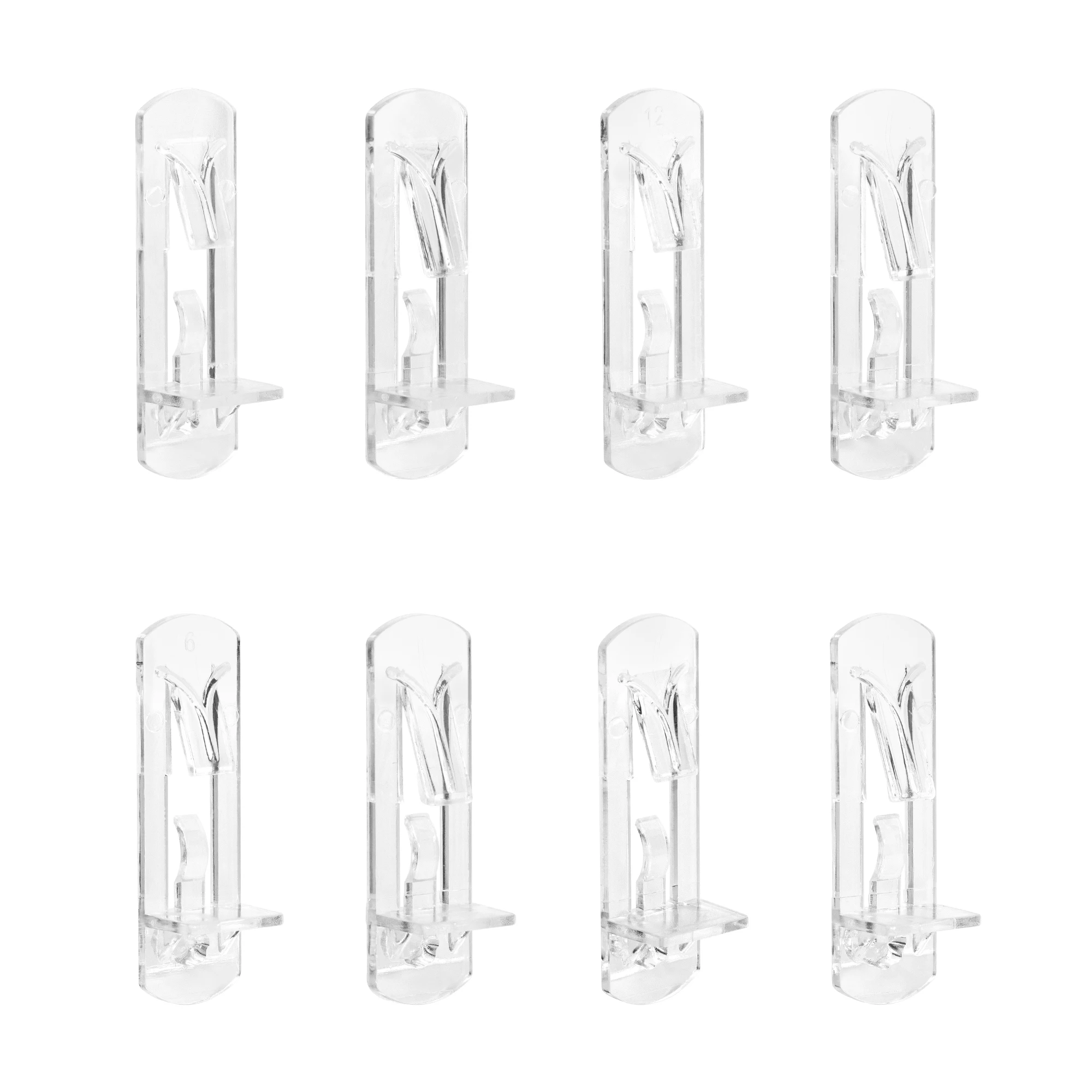 10PCS Plastic Shelf…