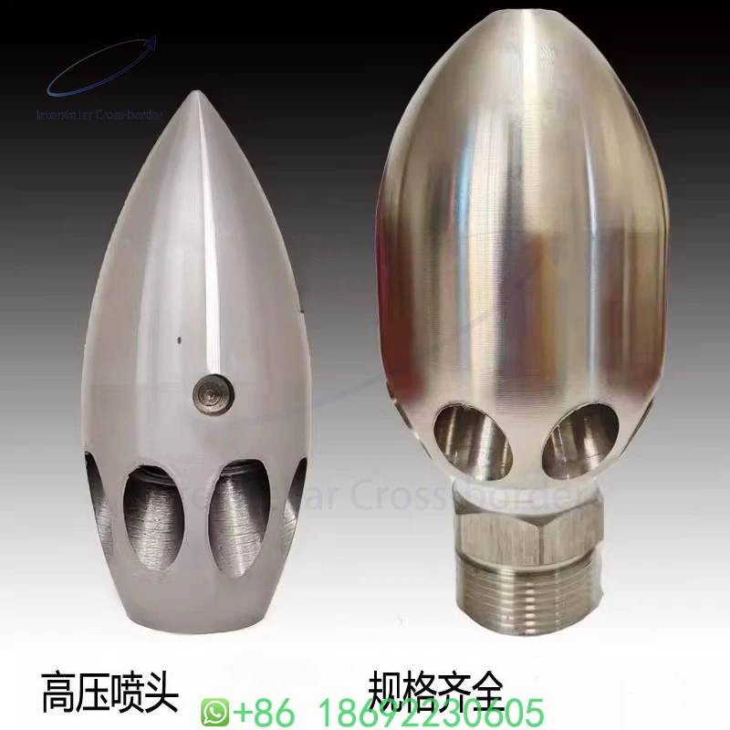 หัวฉีดแรงดันสูงสำหรับขุดลอกท่อระบายน้ำ, หัวฉีดทำความสะอาดท่อสแตนเลสและเซรามิกสำหรับถังเก็บน้ำและอุปกรณ์เสริมในรถยนต์
