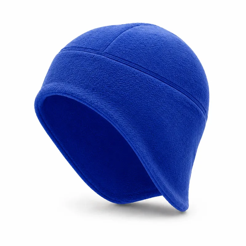 Autumn Winter Warm Cycling Cap Fleece Ear Cap Outdoor Skiing Running Bicycle Hat Men Women Windproof Thermal Soft Cozy Winter
