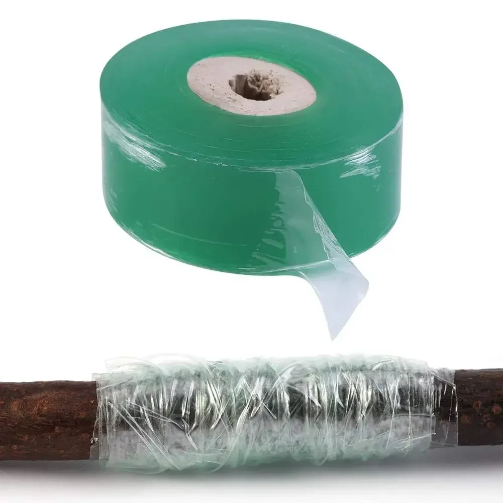 5 لفات تطعيم الشريط فيلم بولي كلوريد الفينيل ذاتية اللصق لمط واضح حديقة شجرة الفاكهة النباتات الشتلات الكرمة حامي التفاف Parafilm