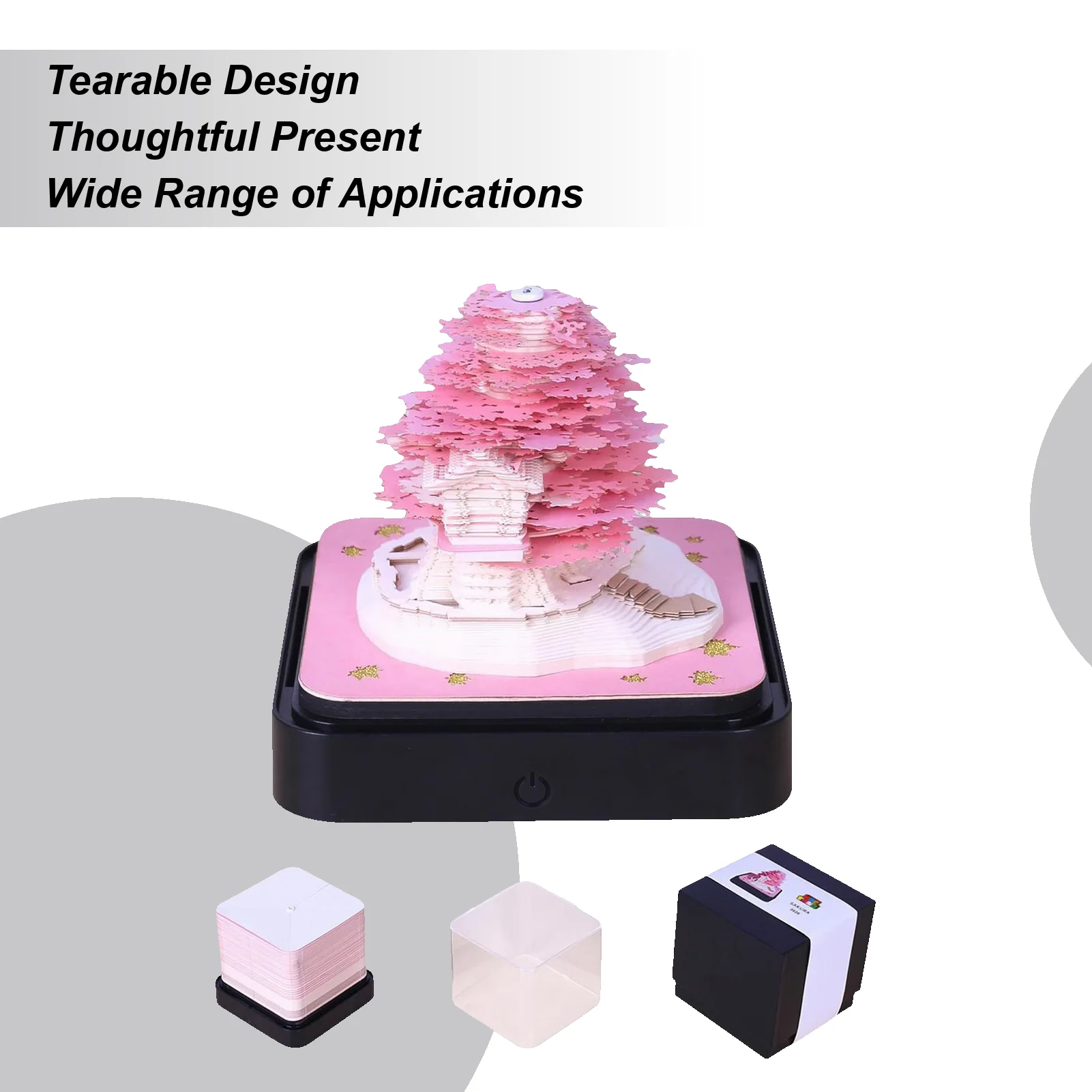 

2026 3D calendar Paper Carving Notepad Calendar Tear off Paper Sculpture Notepad Paper Sculpture Earth Calendar Decorative Gift