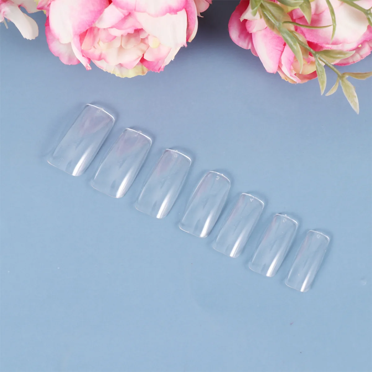 

350Pcs Transparent Nail Sticker Fake Nails DIY Color Scheme Surprise Party Decorations Nail Sticker Fake Nails