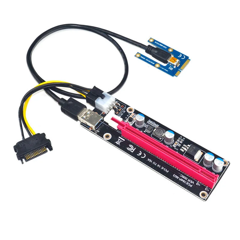 Переходник Mini PCIe на PCI express 16X для ноутбука, внешняя графическая карта EXP GDC BTC Antminer, устройство для майнинга, слот PCI-E, карта майнинга