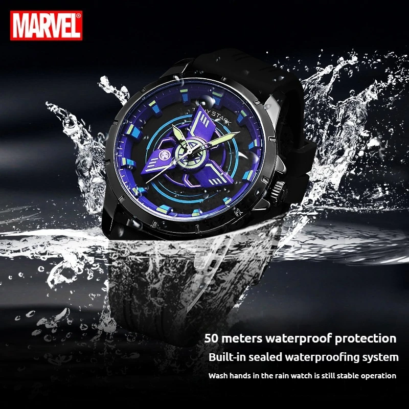 2024 New Iron Man Watch Men Fashion Classic Mechanical Waterproof Cool Luminous Alloy Men\'S Sports Watch Christmas Holiday Gift