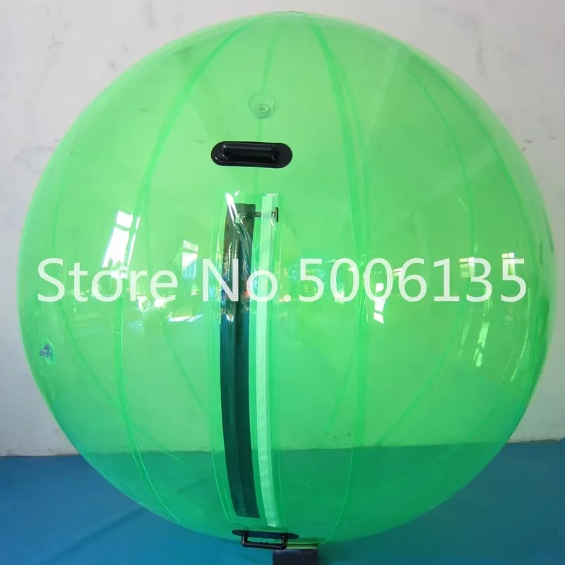 2M Diameter Water Walking Ball For Human Go Inside Clear Water Zorb Ball With Zipper Transparent Dancing Wall/Hamster Ball