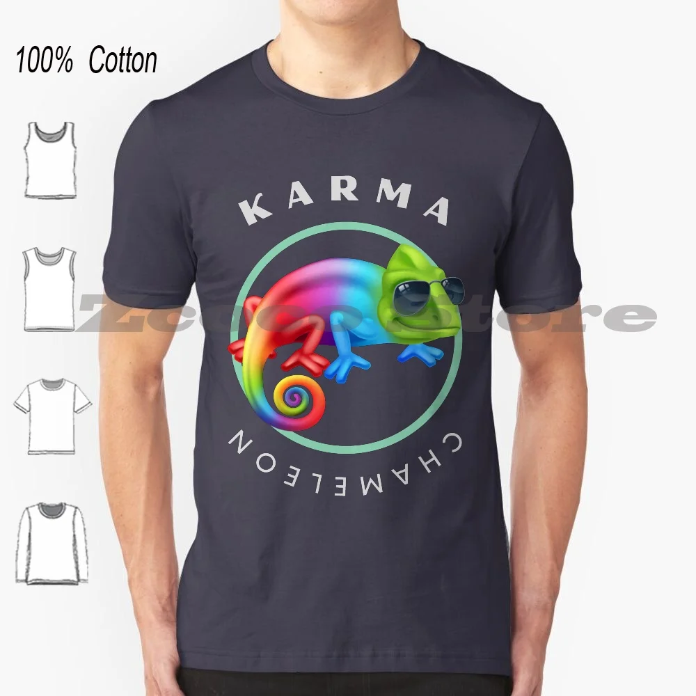 

Karma 100% хлопок, мужская и женская мягкая модная футболка Karma