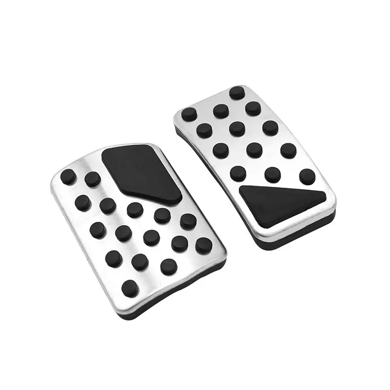 2pcs AT Car Pedal Pad Cover For Jeep Compass Liberty Patriot Patriot Dodge Journey Jcuv Fiat Freemont Car Interior Accessories