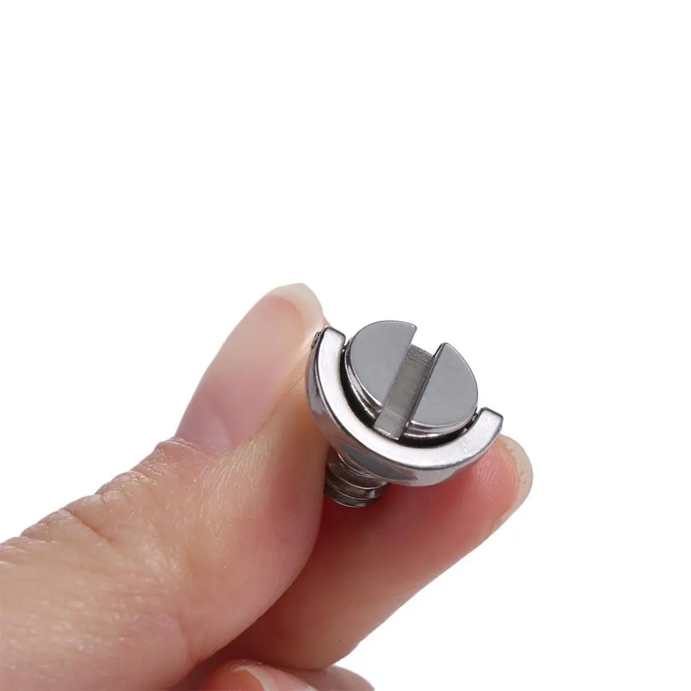 Camera Accessories Screw Adapter For DSLR Silver Fixed Adapter D-Ring Screw 1/4 Inch Screw Camera Screw Tripod Screw