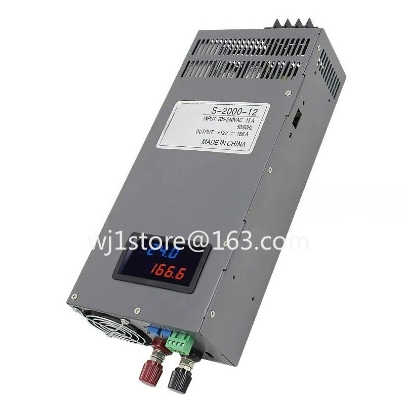 2026 latest modelHigh Power Digital Display Switching Power Supply 220V to 12V 24V 36V 48V 60V 72V 110V Adjustable 1500W 2000W