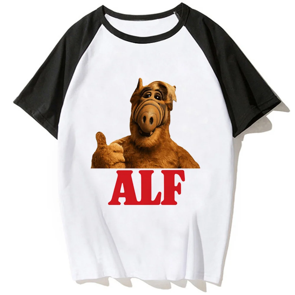 Alf tshirt men designer funny Tee boy streetwear clothing