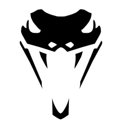 Viper Snake Head Fashion Car Window Decal Waterproof and Sunscreen Vinyl Reflective Car Stickers,13CM*10CM