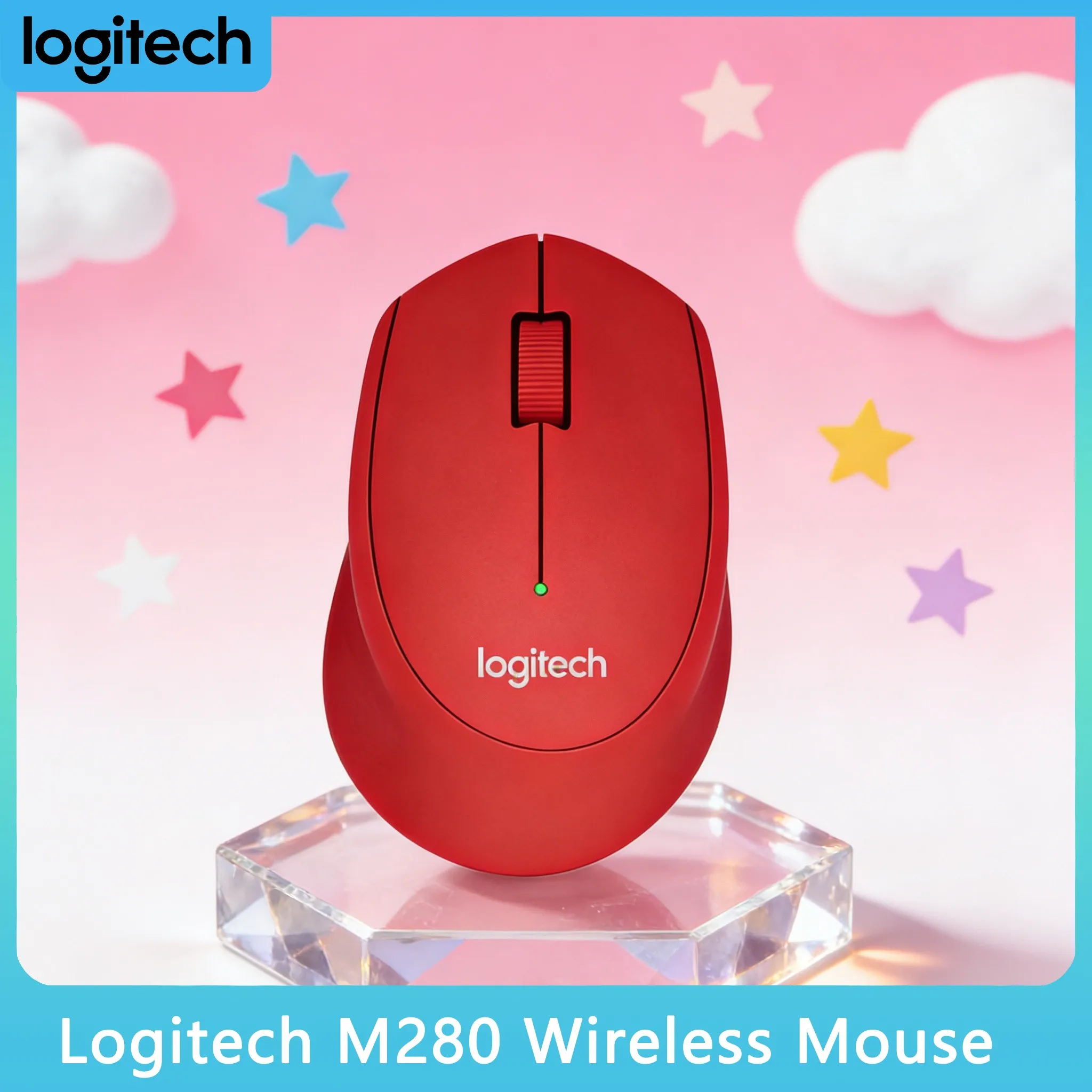 

Беспроводная мышь Logitech M280/M330, 18 месяцев автономной работы, эргономичный дизайн для правой руки