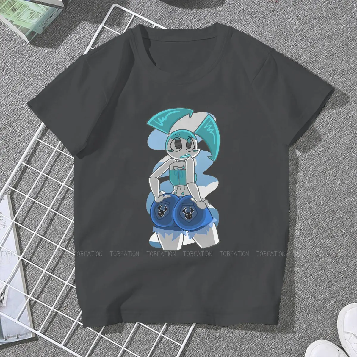 XJ9 جيني واكيمان المرأة التي شيرت حياتي كما في سن المراهقة روبوت Crewneck الفتيات بلايز 4XL سيدة تي شيرت الفكاهة لطيف هدية