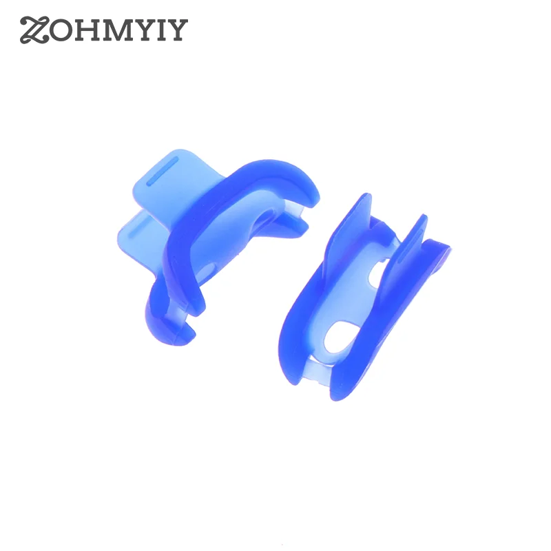 1/2PCS Dental Mini Dam Rubber Dam Clamp Holder Dental Silicone Rubber Dam Clamp Clip Dental Silicon Clips Autoclavable