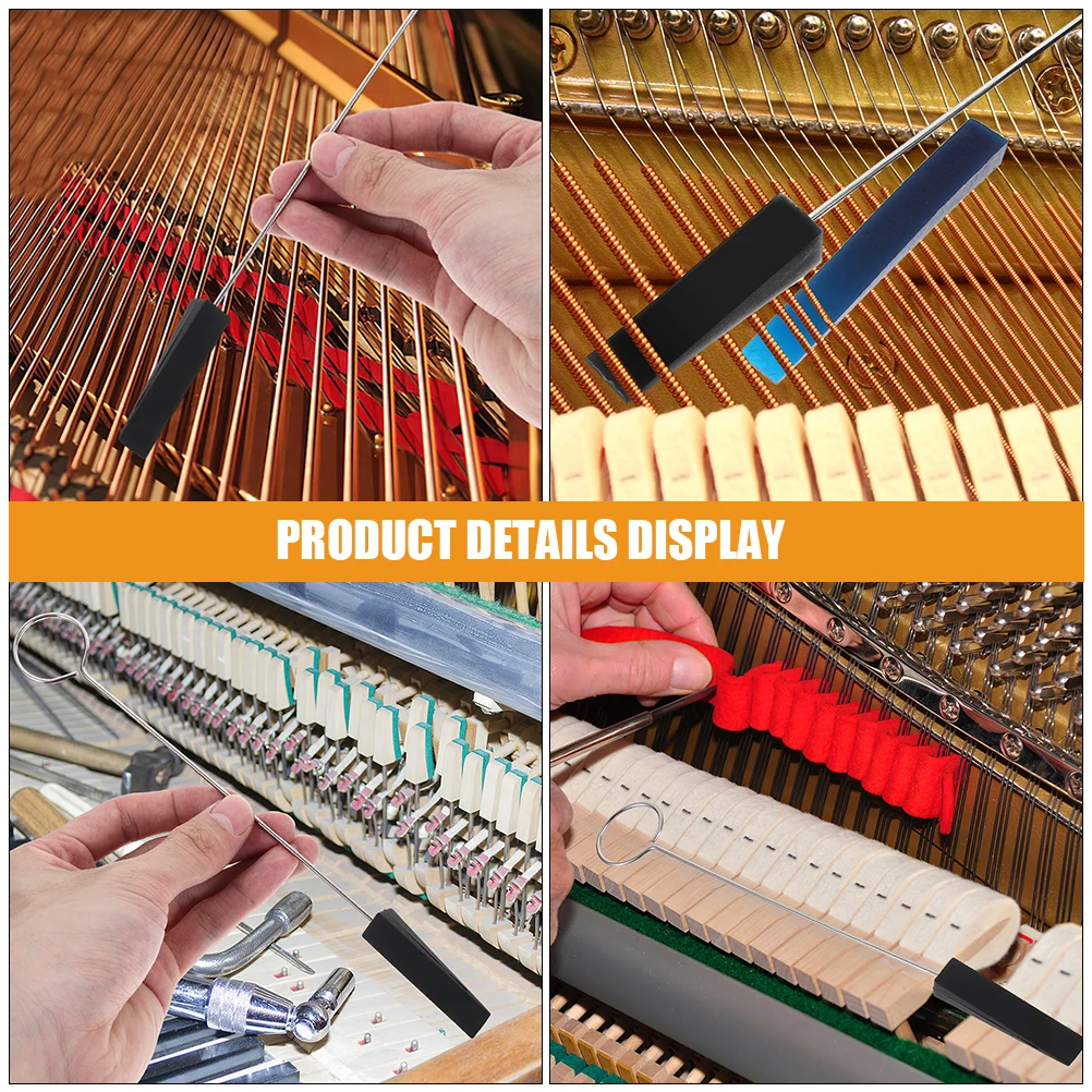 

Piano Tuning Tool Musical Instruments Tools Tuner Damping Repair Accessories Mute Fixing Black