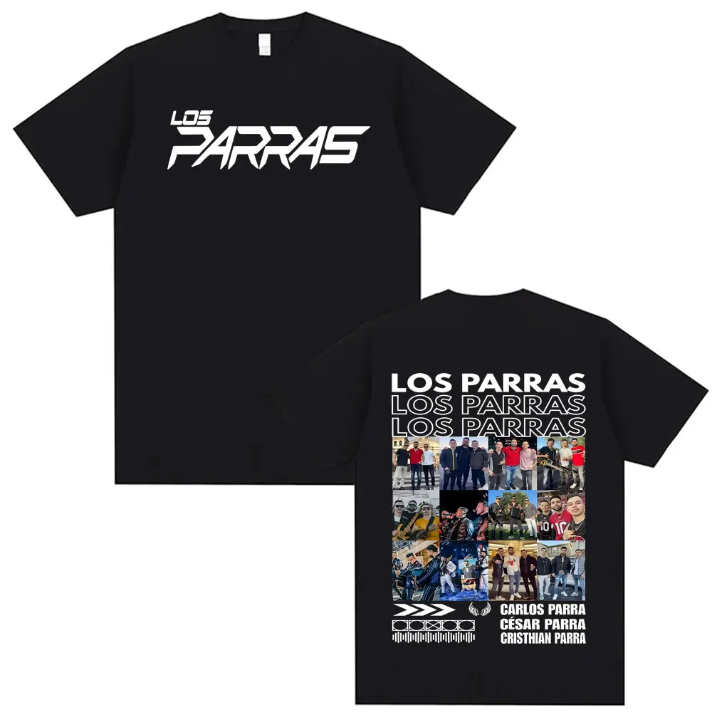 

Rock Band Los Parras Album Cover Tee Shirt Men's Clothing Harajuku Retro Pop Music Oversized T-shirt Unisex Short Sleeve T Shirt