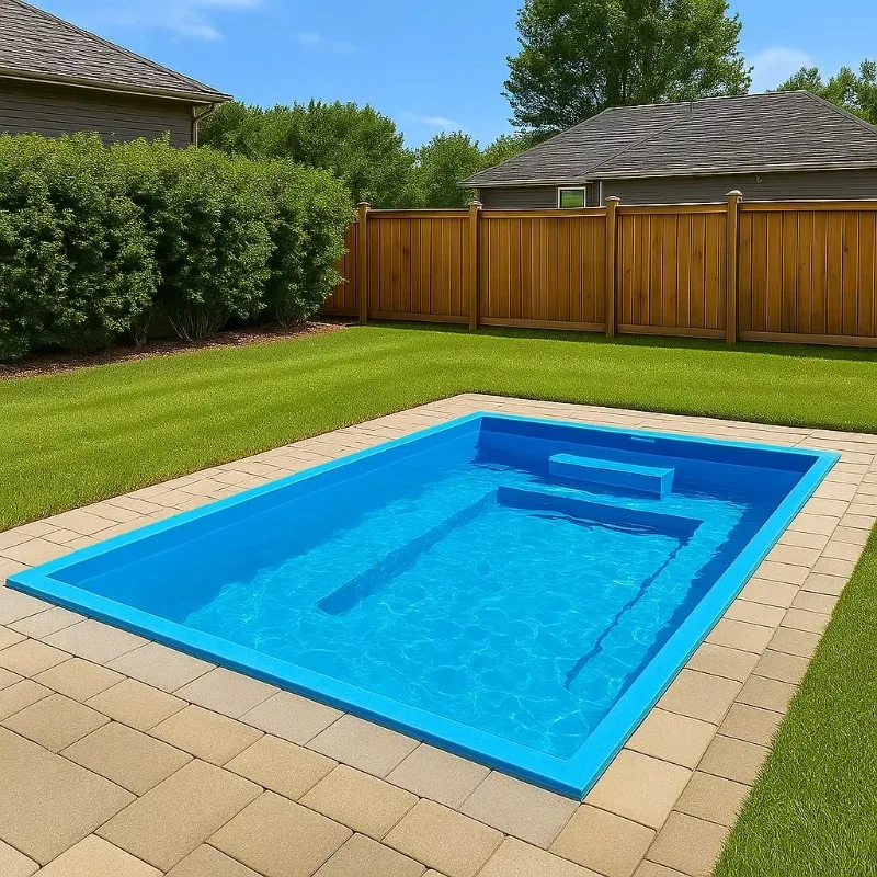 Custom Family Spa Outdoor Water Fiberglass Pool Inground Swimming Pool Small Hot Tub Spa Jacuzzi Above Ground Pool