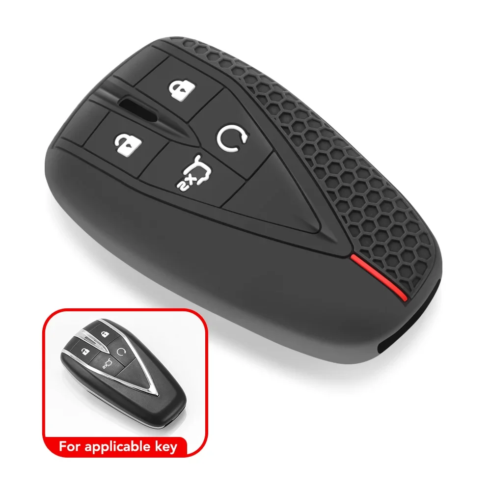 Silicone Car Key Case Cover for Changan UNIT UNIK CS35PLUS CS55 PLUS CS75 PLUS Oshan X7 X5  Car Accessories