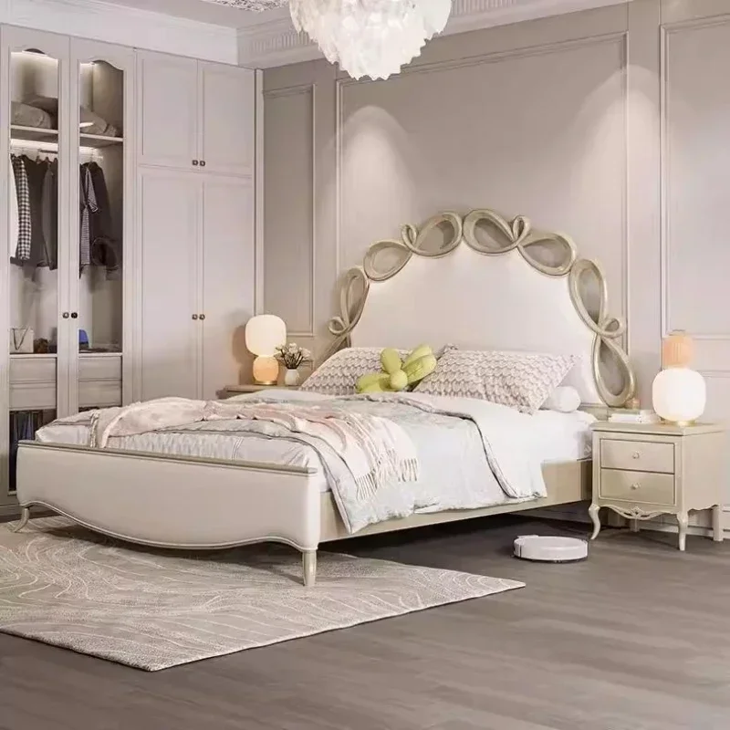 180x200cm King Size Bed Frames With Head Board Furniture For Home Full Size Bed Full Marriage Bedrooms Dorm Room Essential
