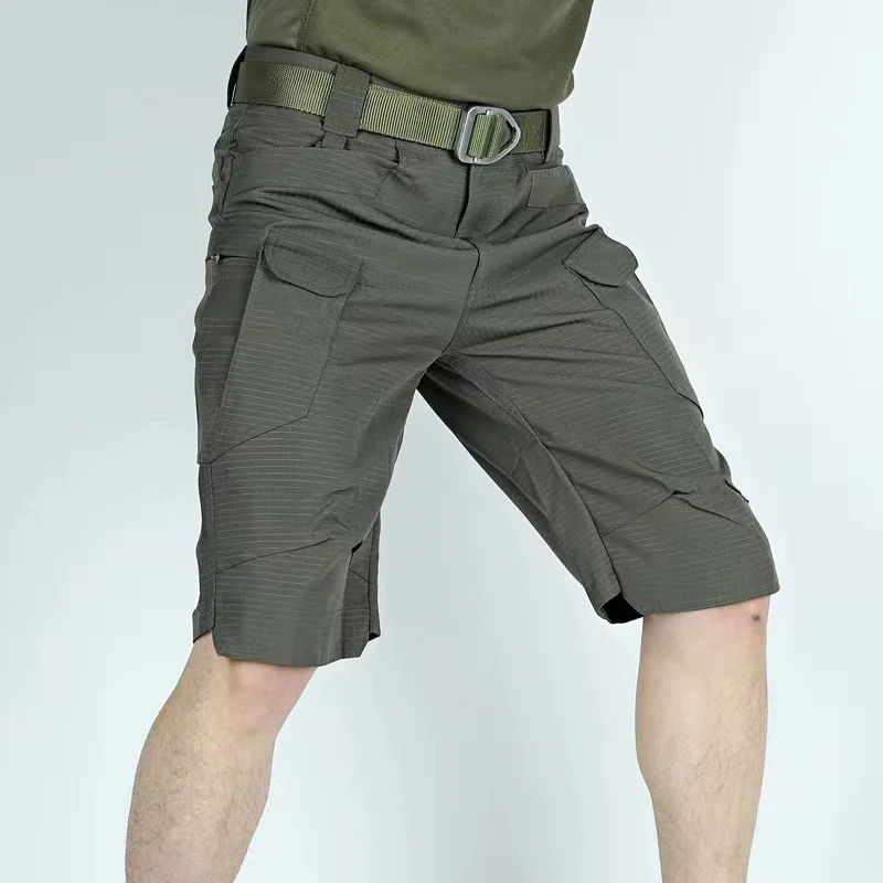 Men M-6XL Ripstop Outdoor Cargo Tactical Shorts Summer Waterproof Urban Shorts Trekking Camping Hiking Climbing Panttdoor Sport