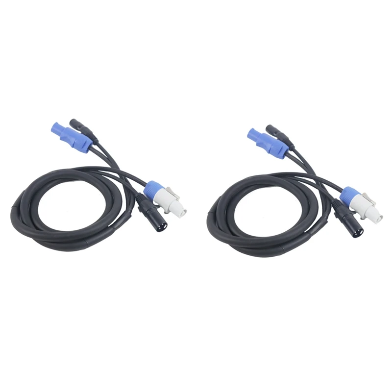 

DMX Powercon Cable Combination Of Powercon Plug And DMX XLR Signal Line For Light Power Connection Signal Transit