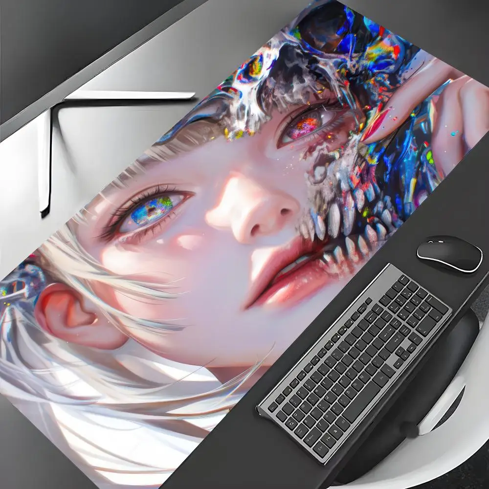 

Illustration design of a dreamy girl Mouse Pad Desk Mat Gaming mat pc accessories rubber anti-slip keypad expansion mousepad