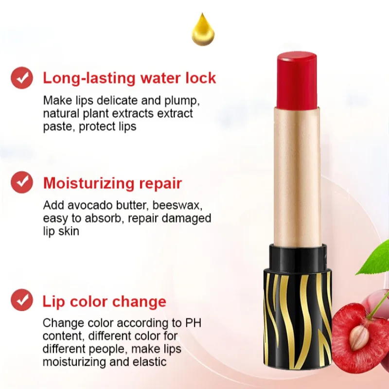 hydrated skin lip gloss Color change moisturizing soft hydrated translucent Bright Lip Color Nonstick lipstick lip balm Lip Care