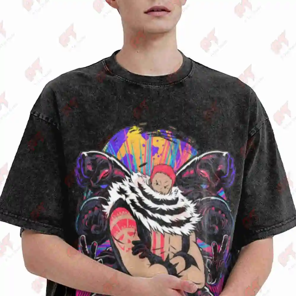 Katakuri Attack Vintage Washed Tee Pure Cotton T-Shirt