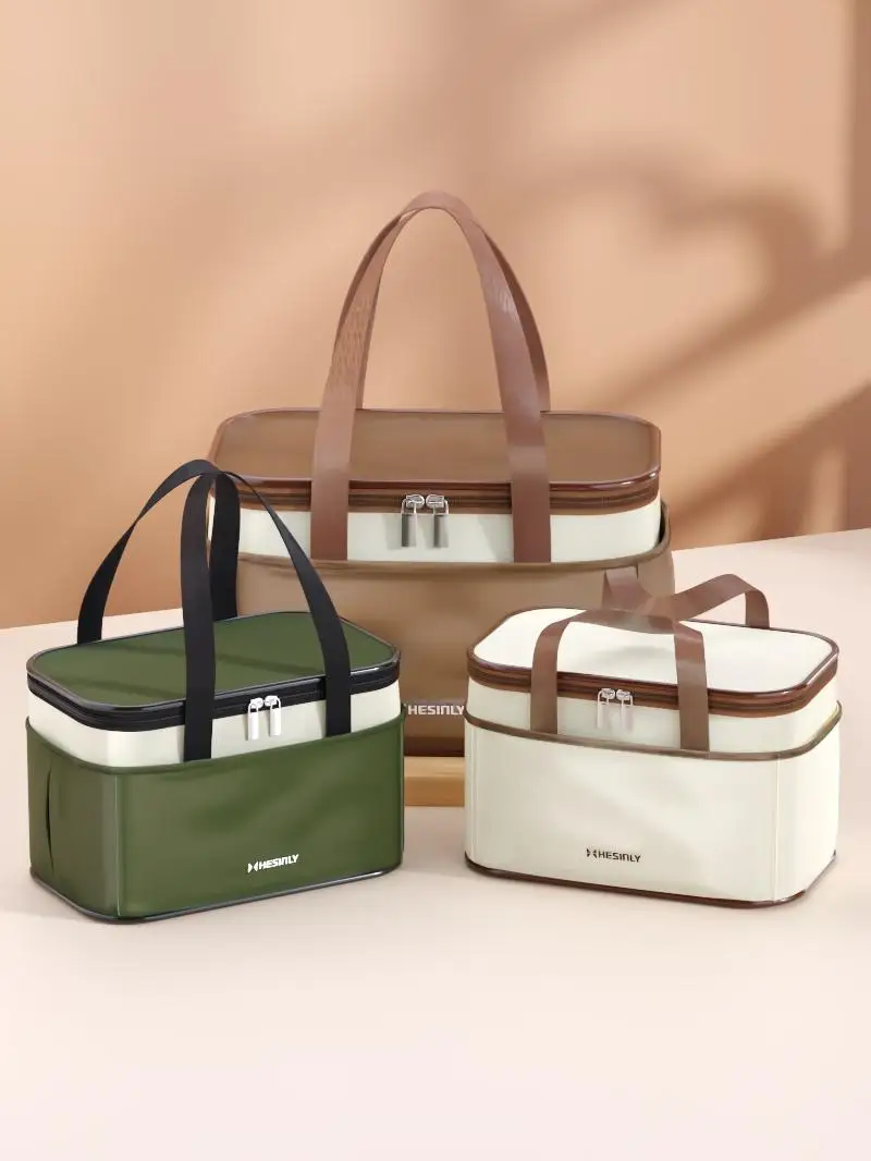 

Сумка-бокс для обеда с изоляцией из алюминиевой фольги Thiened, портативная, большая емкость, специальная сумка-бенто для офисных работников