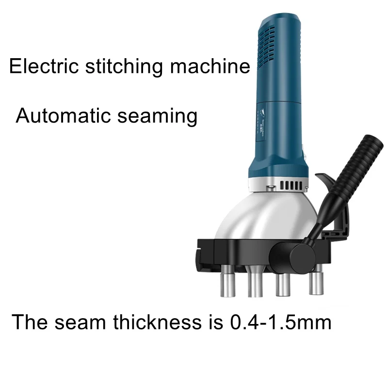 Portable electric sewing machine air duct sewing machine combined foot white iron twin edge press pipe making tool