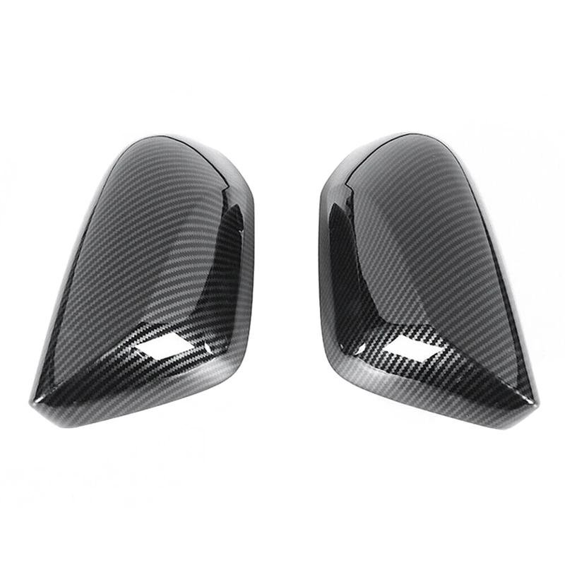 Car Carbon Fiber Rearview Side Mirror Cover Trim for Toyota C-HR CHR 2016 2017 2018