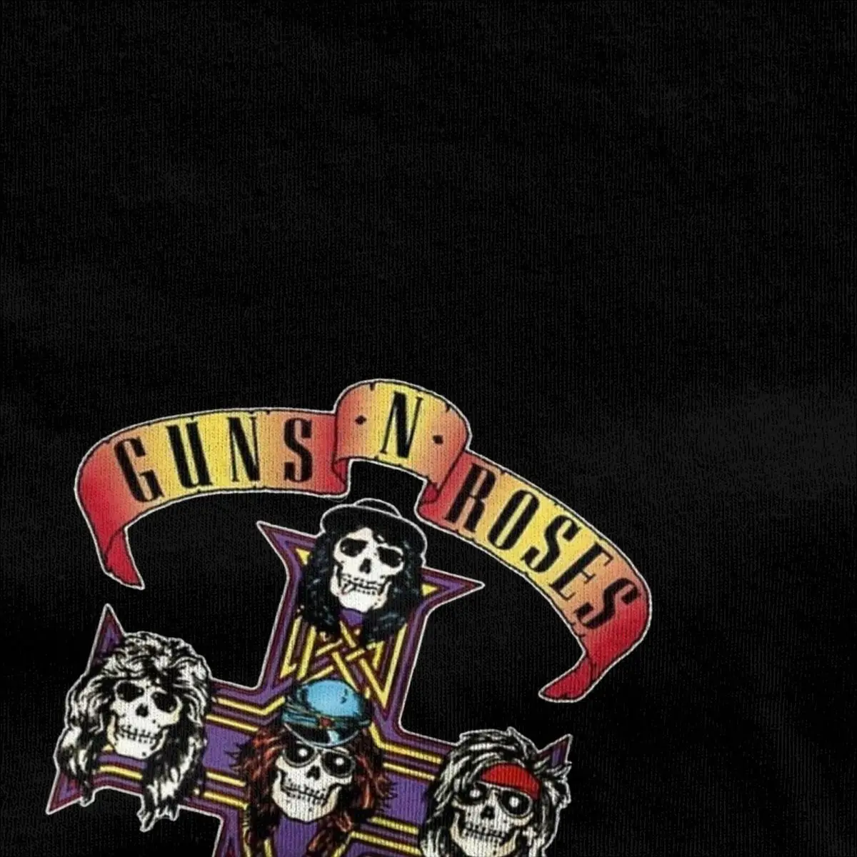 Camisetas de Guns N Roses para hombre, camisetas de algodón 100% de banda de American Hard Rock, camiseta de manga corta de verano con cuello redondo, camiseta Hipster de talla grande