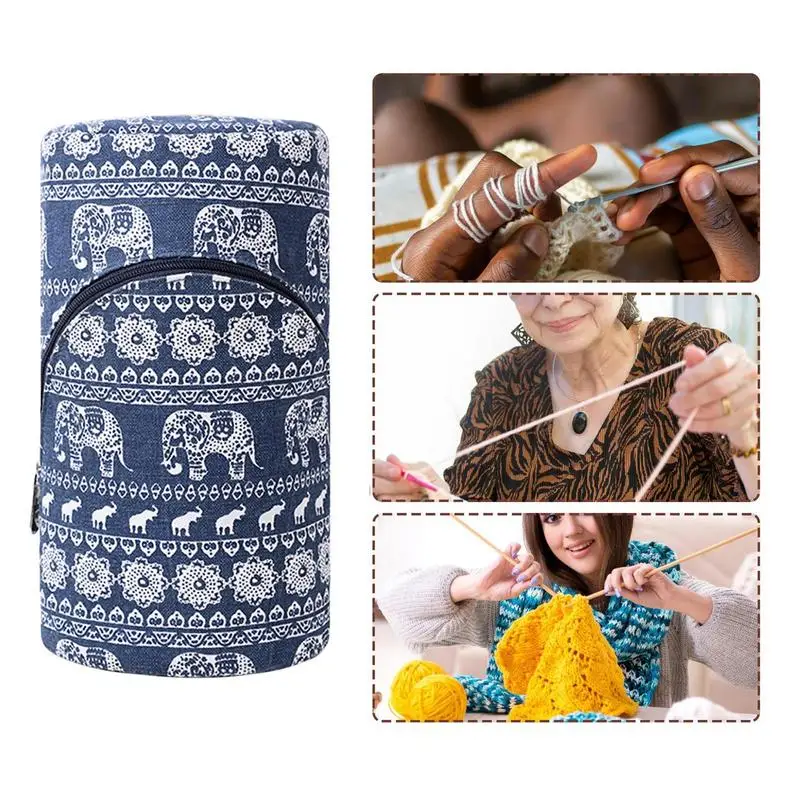 

Crochet Bag Portable Yarn Organizer Crochet Bag Knitting Case Yarn Storage Yarn Bag Organizer for Crochet Accessories