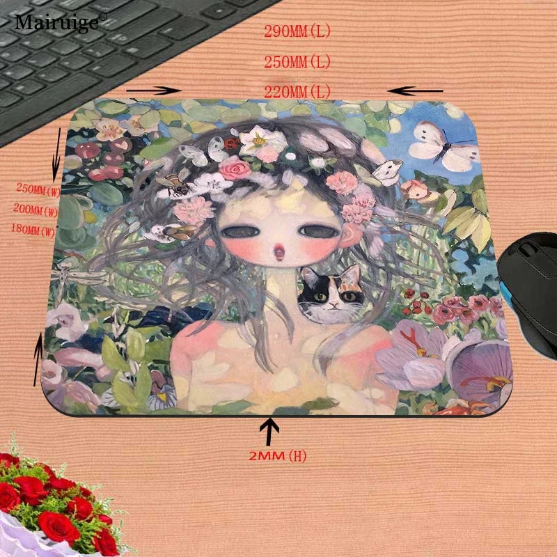 Anime Mausepad Aya Takano Keyboards Cute Mouse Pad Kawaii Desk Accessories Gamer Table for Pc Hot Pads Pc Game Complete Deskpad