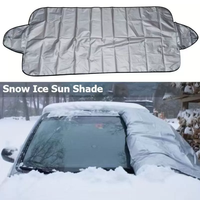 Universal Car Windshield Snow Cover - Frost Ice Rain & Sun Protector for Most Cars & SUVs, 1PC Auto Windscreen Shield