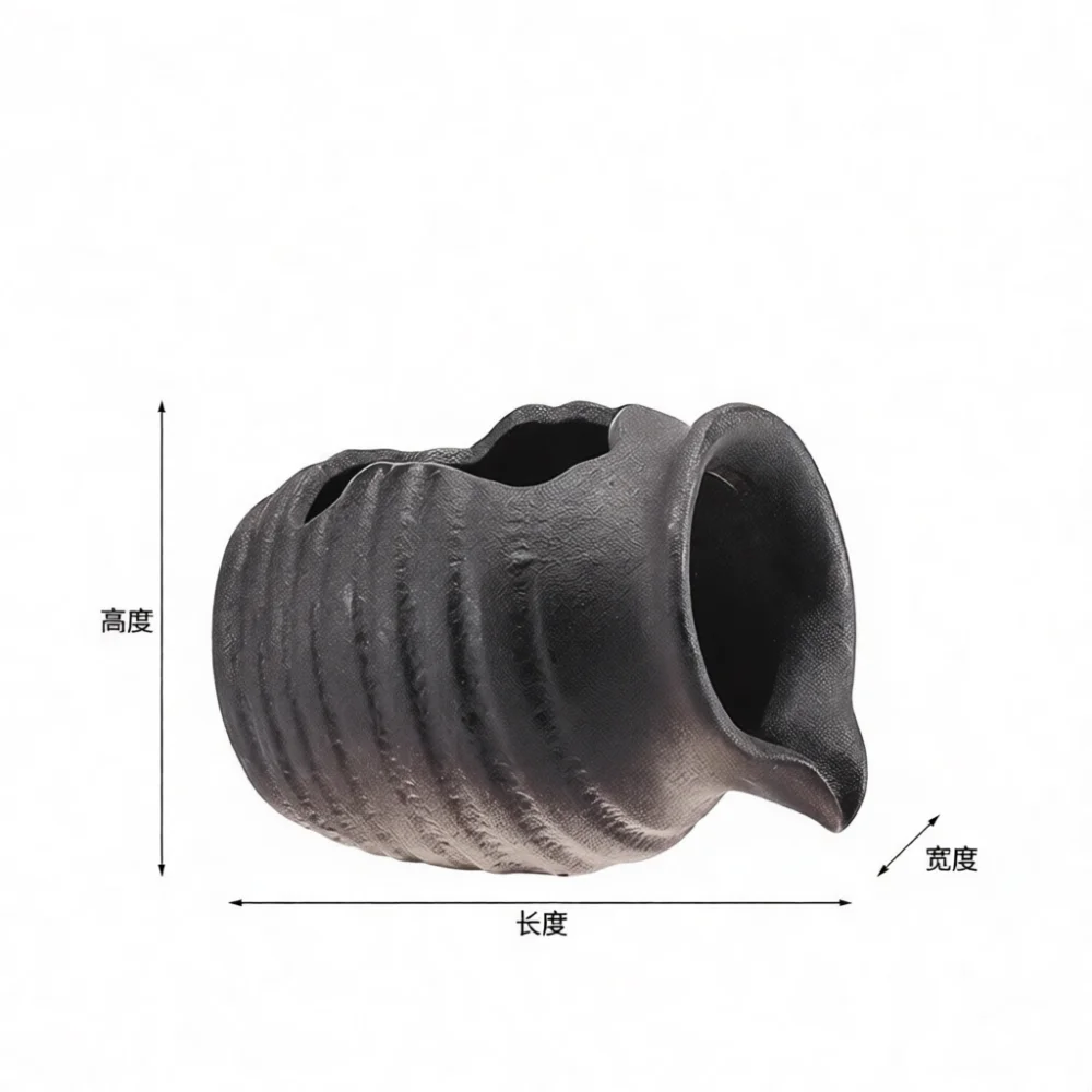 Ceramic Fountain Jar Fish Tank Decor Water Oxygenator Filtration Equipment Garden Landscape Ornament Accessory